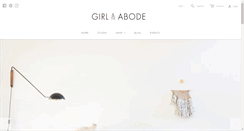 Desktop Screenshot of girlandtheabode.com